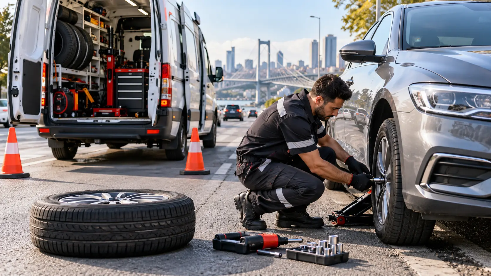 Mcu Oto Lastik mobil servis hizmeti