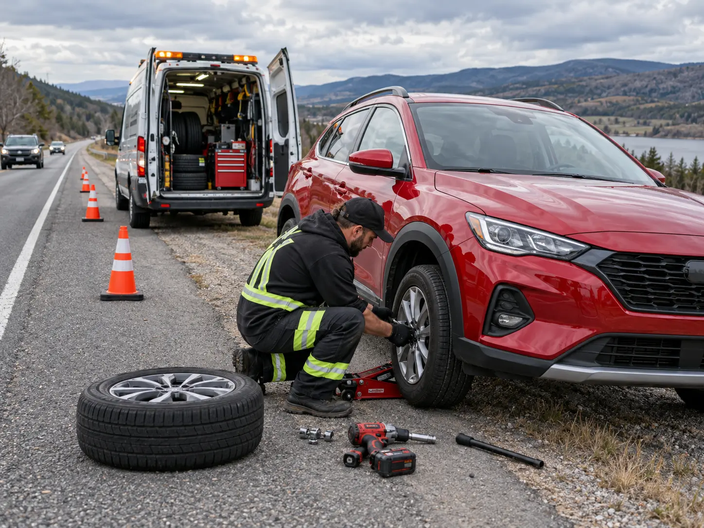 Silivri oto lastik yerinde mobil servis hizmeti